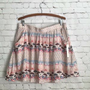 Lauren Conrad On Deck Beach Umbrella Pink Skirt XL